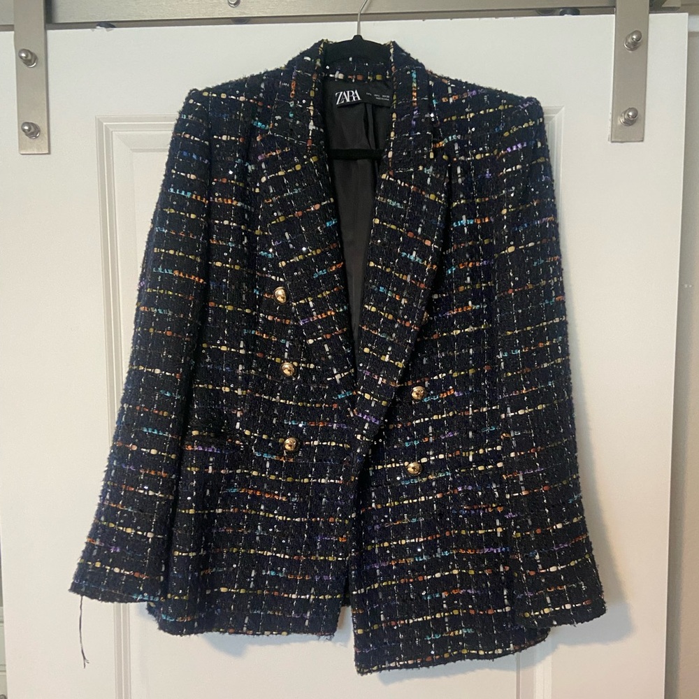 Zara tweed blazer